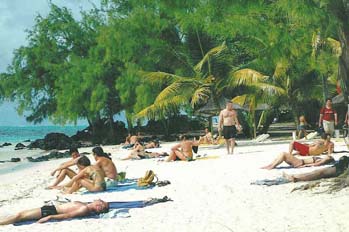Sun Tanning in Mauritius
