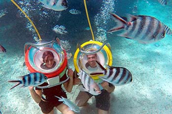 Undersea Walking in the North and East Coast in Mauritius