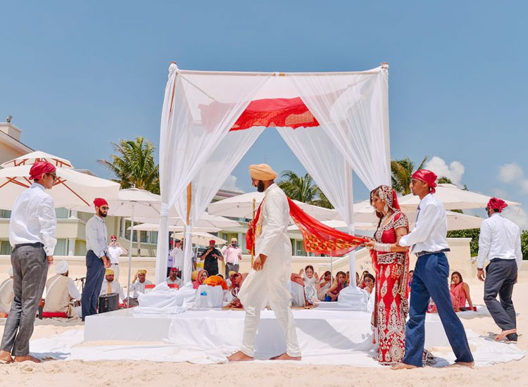 Punjabi Destination Wedding in Mauritius